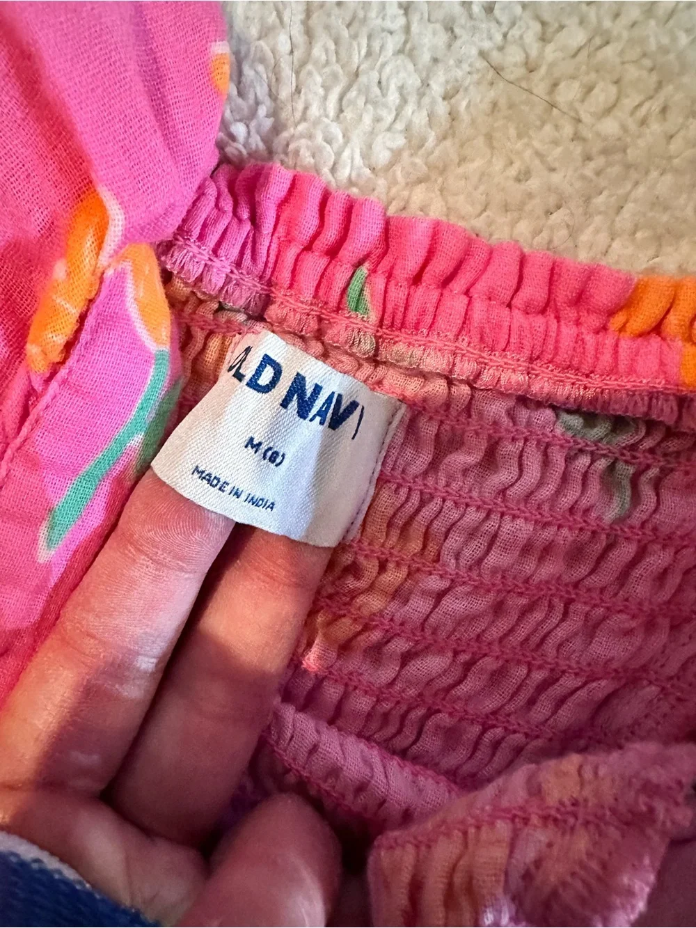 Old Navy pink floral dress